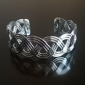 Sterling Silver Cuff Bracelet Taxco.925